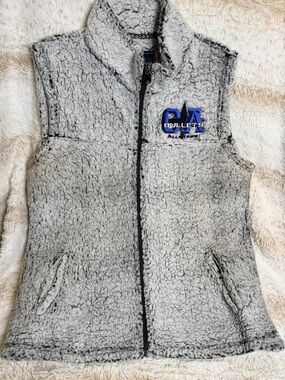 Cali All Stars boxercraft Sherpa Jacket in Light Gray with Black Trim